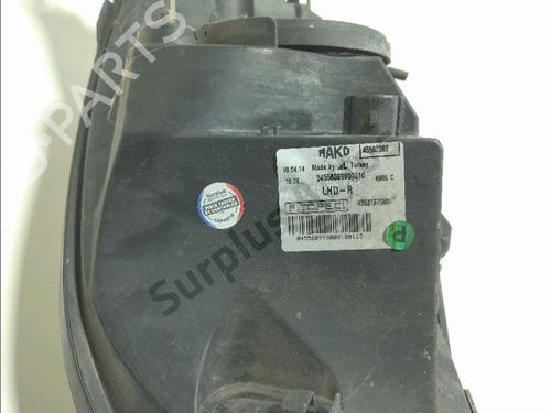 Right headlight CITROËN NEMO Box Body/MPV (AA_) 1.3 HDi 75 | BP38104848C29 - Image 3