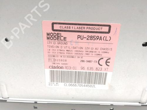 Radio PEUGEOT 206 Hatchback (2A/C) 1.4 i | BP28231809E6 