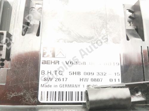 Commande Chauffage CITROËN C5 III (RD_) 2.0 HDi 140 (RDRHF8, RDRHFA, RDRHA8, RDRHAJ) | BP29579736I5 