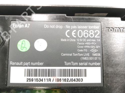 Display monitor RENAULT MEGANE III Hatchback (BZ0/1_, B3_) 1.5 dCi (BZ09, BZ0D, BZ1W, BZ29, BZ14) | BP28229786C48 