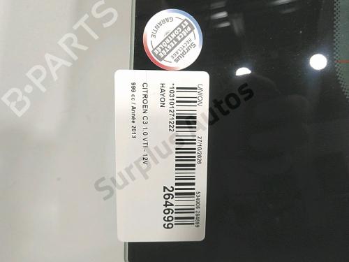 Tailgate CITROËN C3 II (SC_) 1.0 VTi 68 | BP40559614C6 - Image 4