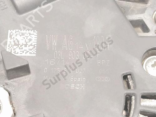 Alternator VW CC B7 (358) 2.0 TDI | BP34643165M7 - Image 3