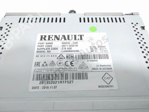 Radio DACIA SANDERO II TCe 90 (B8M1, B8MA, B8AC) | BP29857482E6