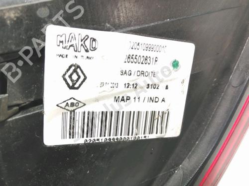 Right taillight RENAULT CLIO IV (BH_) 0.9 TCe 90 (BHNF, BHMA, BHMH, BHJK, BHJR) | BP30828729C35