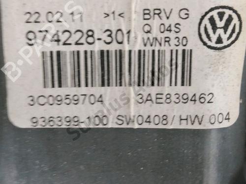 Rear right window mechanism VW PASSAT B7 (362) 2.0 TDI | BP30999575C25