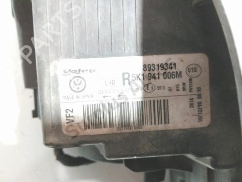 Right headlight VW GOLF VI (5K1) 2.0 GTi | BP31914176C29