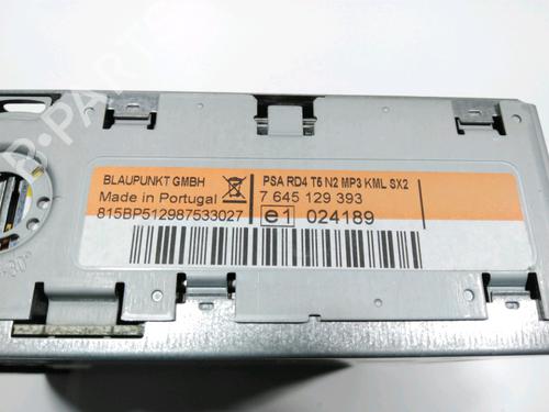 Radio CITROËN C8 (EA_, EB_) 2.0 HDi 135 | BP28231881E6 