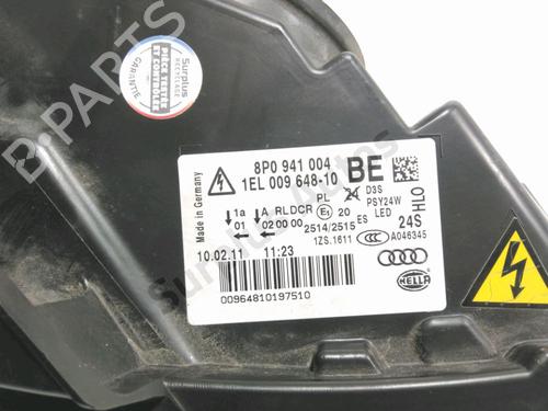 Right headlight AUDI A3 (8P1) 2.0 TDI 16V | BP31032789C29