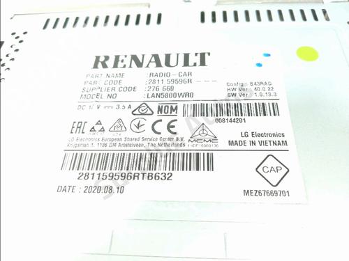 Display DACIA SANDERO II 1.5 Blue dCi 95 (B8JL) | BP39548220C48 - Image 3