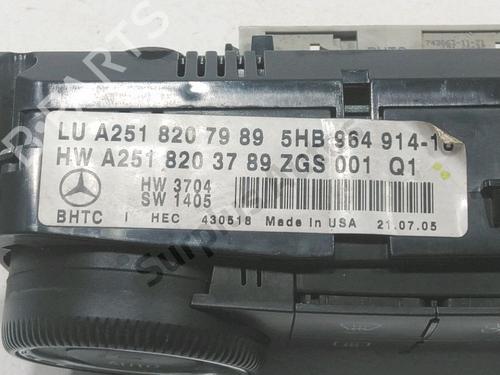 Climate control MERCEDES-BENZ M-CLASS (W164) ML 320 CDI 4-matic (164.122) | BP37767440I5 - Image 3