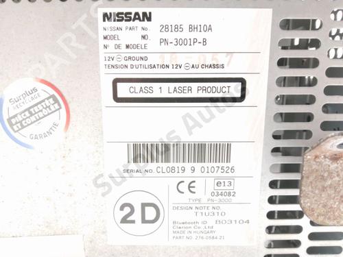 Radio NISSAN NOTE (E11, NE11) 1.5 dCi | BP28232050E6 