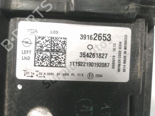 Left headlight OPEL CORSA F (P2JO) 1.2 (68) | BP28266775C28 