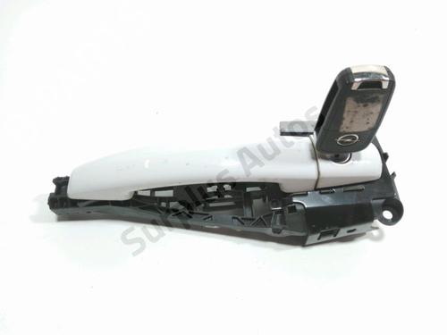 Used Front left exterior door handle OPEL CORSA E (X15) 1.3 CDTI (08, 68) (95 hp) 30828612