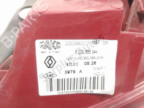 Left taillight RENAULT CLIO III Hatchback Van (SB_, SR_) 1.5 dCi | BP28270255C34 