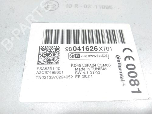 Radio CITROËN C3 II (SC_) 1.2 VTi 82 | BP28231916E6 