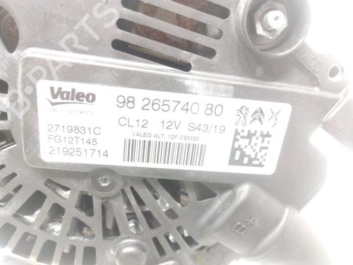Generator PEUGEOT 208 II (UB_, UP_, UW_, UJ_) 1.2 PureTech 100 | BP28222440M7 