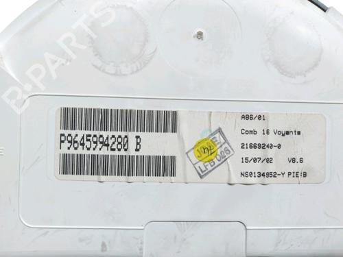 Instrument cluster CITROËN C3 I (FC_, FN_) 1.4 HDi | BP28230490C47 