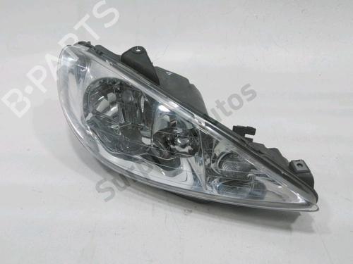 Faro derecho PEUGEOT 206 Hatchback (2A/C) 1.4 HDi eco 70 (68 hp) 31004982