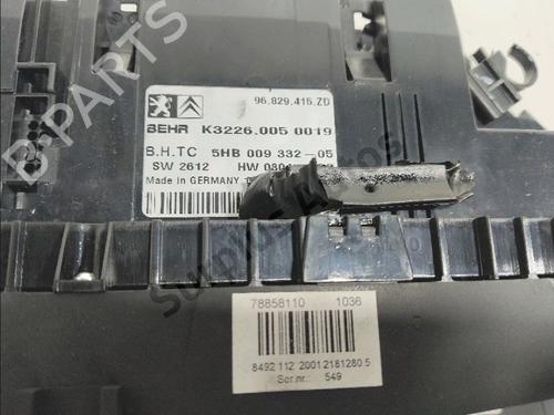 Climate control CITROËN C5 III (RD_) 2.0 HDi 140 (RDRHF8, RDRHFA, RDRHA8, RDRHAJ) | BP33459404I5 - Image 2