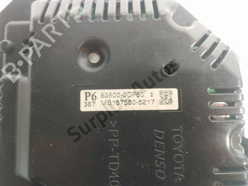 Instrument cluster TOYOTA YARIS (_P13_) 1.3 (NSP130_, NSP130) | BP28230870C47 