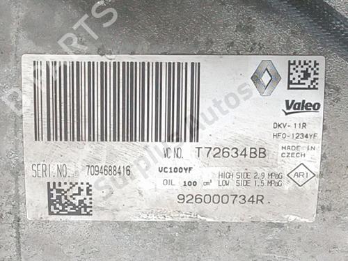 AC compressor RENAULT CLIO IV (BH_) 0.9 TCe 90 (BHNF, BHMA, BHMH, BHJK, BHJR) | BP33903770M34  - Image 5