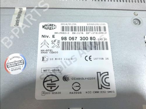 Radio PEUGEOT 2008 I (CU_) 1.6 HDi | BP37770176E6 - Image 3
