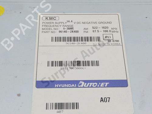 Radio KIA SOUL I (AM) 1.6 CRDi 128 | BP37770094E6 - Image 2