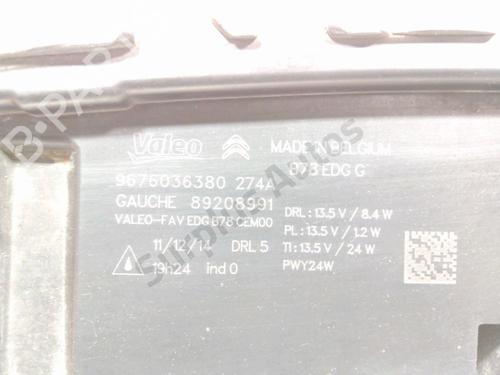 Left daytime light CITROËN C4 Grand Picasso II (DA_, DE_) 2.0 BlueHDi 150 | BP28267107C104 