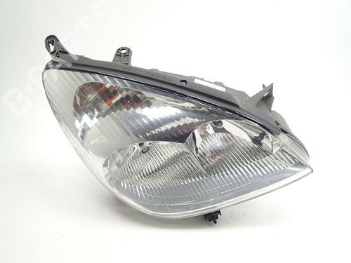 Højre forlygte CITROËN C5 I (DC_) 2.2 HDi (DC4HXB, DC4HXE) (133 hp) 31004775