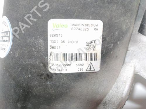 Højre Foran Tågelygte PEUGEOT 206 Hatchback (2A/C) 1.4 HDi eco 70 | BP28265665C31 