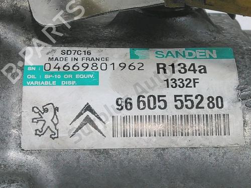 AC compressor PEUGEOT 407 (6D_) 1.6 HDi 110 (6D9HZC, 6D9HYC) | BP30986681M34 - Image 2