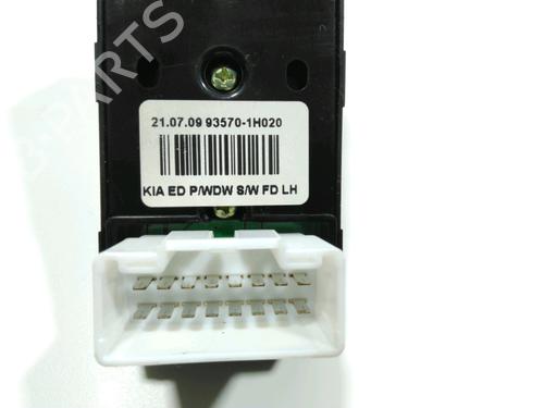 Left front window switch KIA CEE'D Hatchback (ED) 1.6 CRDi 90 | BP37778023I27 - Image 2