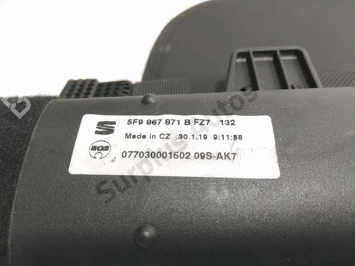 Rear parcel shelf SEAT LEON ST (5F8) 2.0 TDI | BP33281523C85 - Image 3