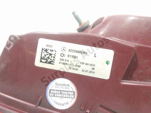 Left taillight MERCEDES-BENZ S-CLASS (W222, V222, X222) S 500 Maybach (222.982) | BP28269990C34 