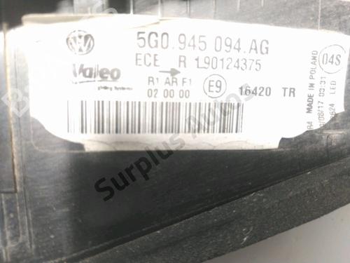 Right tailgate light VW GOLF VII (5G1, BQ1, BE1, BE2) 1.6 TDI | BP28267557C80 