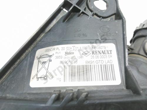 Left headlight RENAULT LAGUNA III (BT0/1) 2.0 16V (BT05, BT0F, BT0W) | BP40060687C28 - Image 2