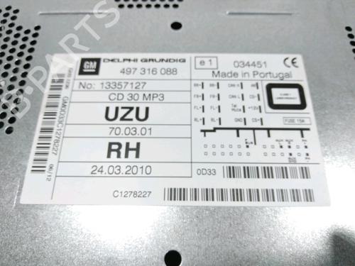 Radio OPEL CORSA D (S07) 1.3 CDTI (L08, L68) | BP28231976E6 