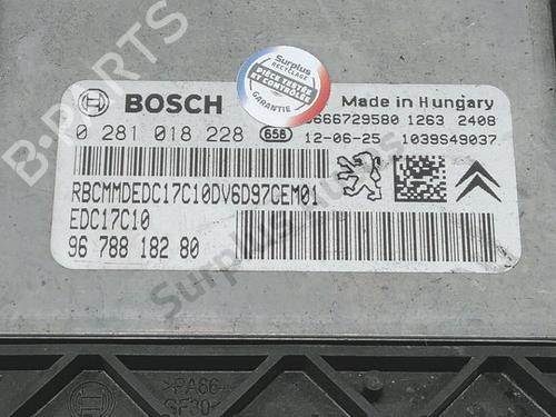 Engine control unit (ECU) PEUGEOT 208 I (CA_, CC_) 1.6 HDi | BP30984807M57 - Image 2