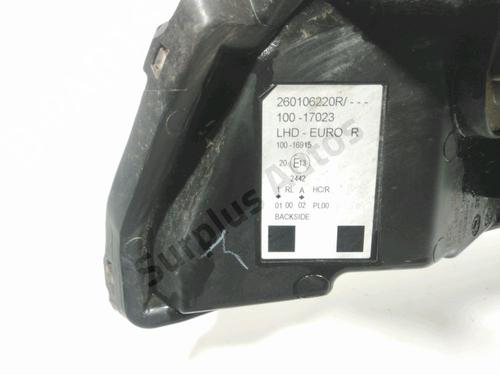 Højre forlygte RENAULT KANGOO Express (FW0/1_) 1.5 dCi 85 (FW0K, FW0L, FW0B) | BP28836407C29 