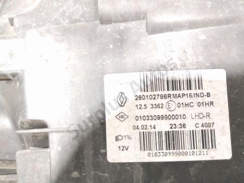 Right headlight RENAULT CLIO IV (BH_) 0.9 TCe 90 (BHNF, BHMA, BHMH, BHJK, BHJR) | BP30191085C29