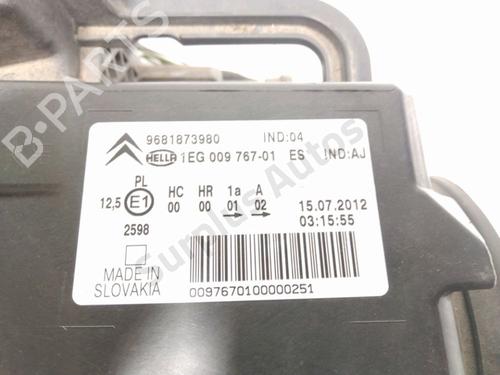 Left headlight CITROËN C3 Picasso (SH_) 1.6 HDI 90 | BP30087277C28