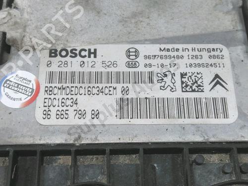 Engine control unit (ECU) PEUGEOT 206+ (2L_, 2M_) 1.4 HDi eco 70 | BP30984826M57 - Image 2