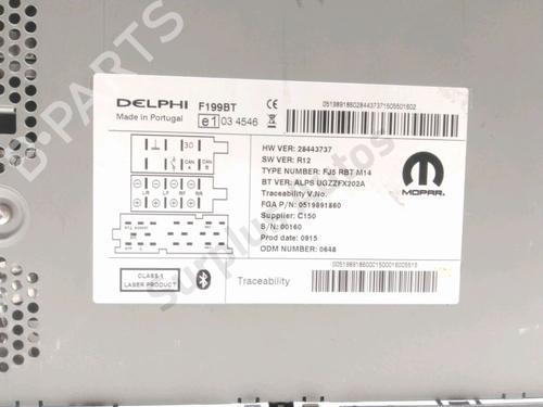 Radio FIAT PUNTO (199_) 1.2 (199AXZ1A, 199BXZ1A) | BP29230458E6 