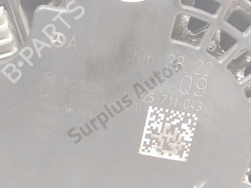 Alternator MERCEDES-BENZ A-CLASS (W176) A 180 CDI / d (176.012) | BP33034192M7 - Image 5