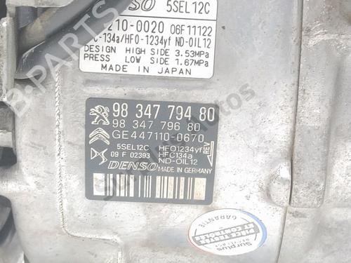 AC compressor CITROËN C5 AIRCROSS (A_) 1.5 BlueHDi 130 (ACYHZJ, ACYHZR) | BP36660829M34 - Image 5