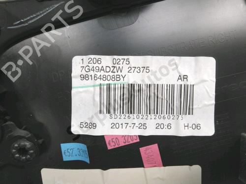 Rear right panel PEUGEOT 5008 II (MC_, MJ_, MR_, M4_) 2.0 BlueHDi 150 (MJAHXW, MJAHXH, MJAHXN, MJAHXV, MJAHXG) | BP31798440C61