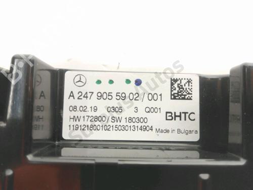 Climate control MERCEDES-BENZ A-CLASS (W177)  | BP29579727I5 