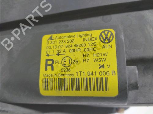 Right headlight VW TOURAN (1T1, 1T2) 1.9 TDI | BP31664360C29