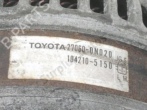 Alternator TOYOTA AURIS (_E15_) 1.4 D-4D (NDE150_, NDE150R) | BP37764033M7 - Image 5