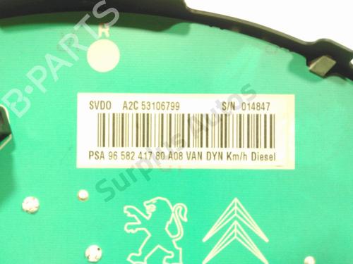 Instrument cluster PEUGEOT 1007 (KM_) 1.4 HDi | BP28230974C47